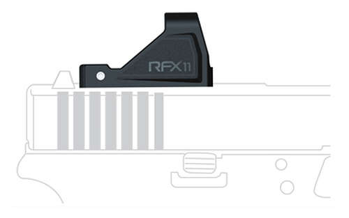 Scopes Viridian Weapon Technologies RFX VIRIDIAN RFX-11 1X16 MICRO GREEN DOT • Model: RFX